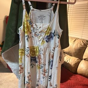 Torrid adjustable strap high/low knit top